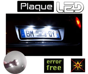 Para VOLVO V70 II - 2 Bombillas LED Blancas De Placa De Matrícula Anti Error - Foto 1 di 2