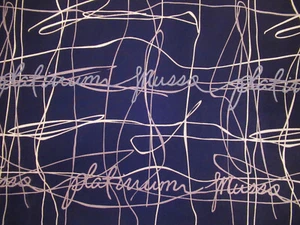 Vtg 90s Musso Platinum abstract print button-front shirt sz 2X, 3X or 4X - Picture 1 of 4