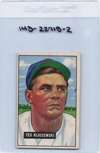 1951 Bowman #143 Ted Kluszewski Reds VG/EX 51B143-22715-2 - Picture 1 of 2