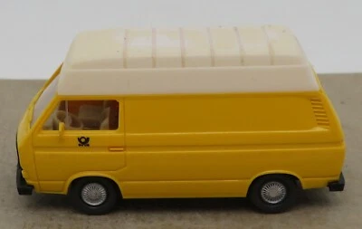 B WIKING HO 1/87 VW KOMBI TRANSPORTER T3 Sollevato POSTA TEDESCA No Box #29414 - Immagine 1 di 4