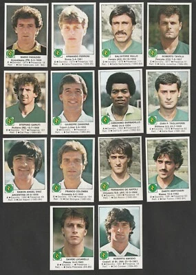 LOTTO DI 14 FIGURINE CALCIATORI EDIS 1984-85 SQUADRA COMPLETA AVELLINO NEW