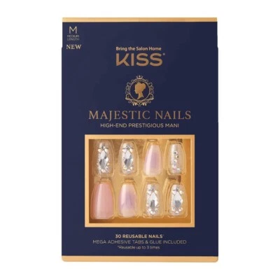 Kiss Majestic Nails High-End Prestigious Mani, KMA02 Medium