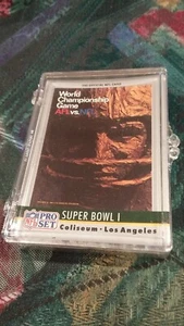 1990 Pro Set Football Super Bowl Theme Art Complete Set 24 Packers Steelers - Picture 1 of 2