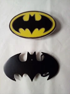DC Comics Batman Belt Buckle Lot of 2 - Foto 1 di 14