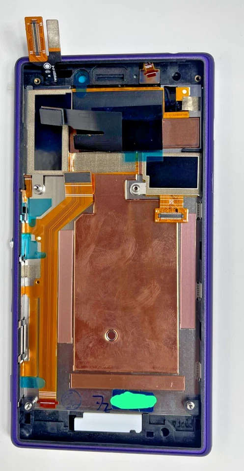 ?? Digitalizador de pantalla táctil LCD de repuesto con marco para Sony Xperia M2 - púrpura Foto 1 de 3