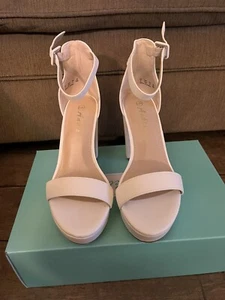 4 Inch Platform Wedding Shoes For Bride. Size 6 - Picture 1 of 6