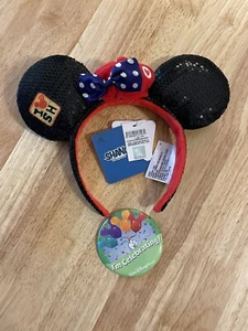 Neu mit Etikett Disney Parks Shanghai limitiert Minnie Mouse Stirnband mit Schleife und Hut - Bild 1 von 10