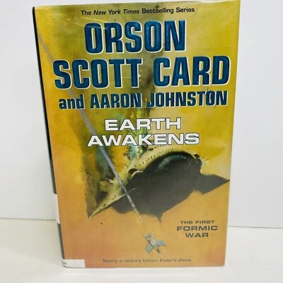 Earth Awakens BY Orson Scott Card & Johnston 1ST Edition Hardcover Sci-fi - Image 1 of 4