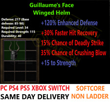 ✅ PC PS4 PS5 XBOX SWITCH✅ Guillaume's Face 15% DS DIABLO 2 RESURRECTED ITEMS D2R