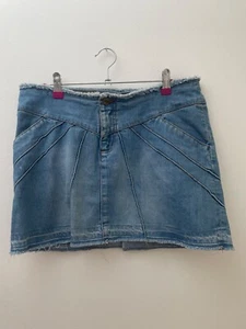 Wrangler vintage denim mini skirt size 12 - Picture 1 of 5
