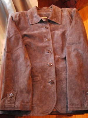 Ladies Brown Suede Jacket - INC. - Image 1 of 4