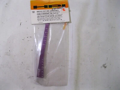 Genuine HPI Droop RIDE HEIGHT Gauge (1/10 - 1/8 On Road) Aluminum Purple 74101 - Image 1 of 3