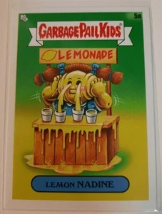 2021 Topps Garbage Pail Kids GPK Food Fight LEMON NADINE Card #5a - Foto 1 di 1