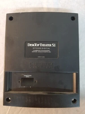 CAMBRIDGE SOUNDWORKS DTT2500 Digital BACK SPEAKER COVER - Image 1 of 2