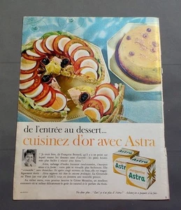 PUB PUBLICITE ANCIENNE ADVERT CLIPPING 130717 / MARGARINE ASTRA CUISINEZ D'OR - Imagen 1 de 1