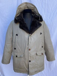 CHAQUETA PARKA VINTAGE EDDIE BAUER PLUMÓN DE GANSO ROPA DE TRABAJO DE PIEL SINTÉTICA Talla XXL - Imagen 1 de 24