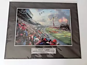 THOMAS KINKADE NASCAR THUNDER THE 50TH RUNNING OF THE DAYTONA 500 ACCENT PRINT - Picture 1 of 7