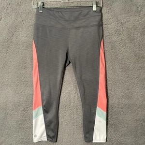 Athleta Activewear Stretch Pants Rear Pocket Women's Size Small Gray Pink - Picture 1 of 8
