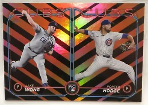Jake Wong Porter Hodge 2024 Topps Update Series US106 Holiday Foil Parallel - Picture 1 of 1