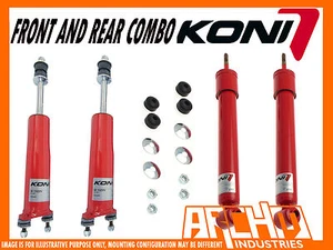 KONI ADJUSTABLE F & R LOWERED SHOCK ABSORBERS FOR FORD FALCON XE XF SEDAN - Picture 1 of 1