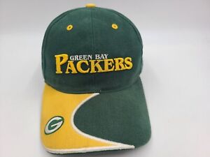 Vintage Green Bay Packers Twins Enterprise Adjustable Hat Cap Dad Men NFL Green