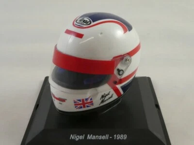 Spark Casco Helmet Nigel Mansell F1 Ferrari 1989 1/5 SPARKED76 - Immagine 1 di 2