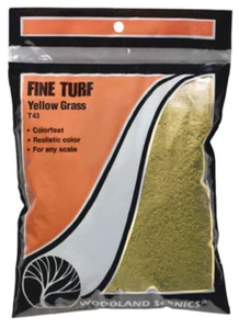 Woodland Scenics Fine Turf-Yellow Grass (12 Oz) WOO43 - Picture 1 of 3
