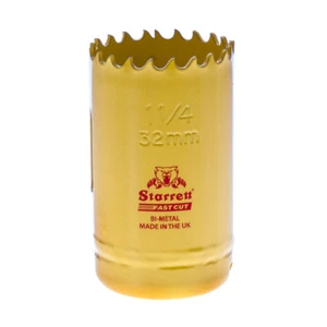 Starrett FCH0114 32mm 1.1/4 bimetal fast cut holesaw fastcut hole saw STRHS32AX - Picture 1 of 2