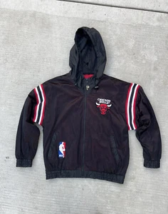 VTG 90 Chicago Bulls Pro Player Jacket Size Men’s L - Picture 1 of 6