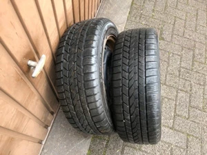 2xkomplette Allwettereifen+Felgen 195/55R15 85H für Peugeot 206,306,Citroen C2,3 - Bild 1 von 13