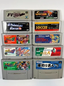 Super Famicom 20 Game Cartridge Lot Japan Version Untested No Box - Picture 1 of 24