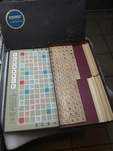 Juego de mesa Scrabble 1953 vintage de Selchow & Richter Co. - Imagen 1 de 8