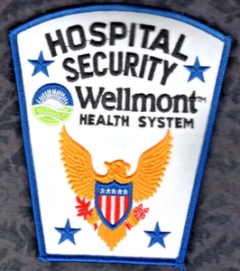 Wellmont Gesundheitssystem Krankenhaus Sicherheit Schulteraufnäher == Kingsport Tennessee - Bild 1 von 2