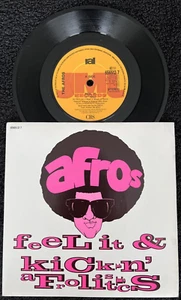 The Afros – Feel It / Kickin' Afrolistics 7'' Vinyl 1990 TESTED NM VIDEO HIP HOP - Imagen 1 de 7