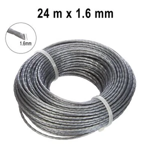 24M 1.6mm Trimmerschnur Trimmerfaden Mähfaden Ersatzfaden Für BOSCH Rasentrimmer - Bild 1 von 6