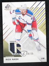 2016-17 Upper Deck SP Game Used Gold Spectrum Premium Material /25 Rick Nash #24