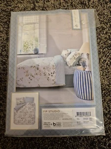 NEU Pip Studio Bettwäsche 200x200/220 + 2x60x70cm Kawai Flower Weiß Doppelgröße - Bild 1 von 7