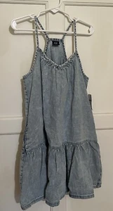 Gap Kids Girls Size Small 6-7 Light Denim Wash Dress NWT - Picture 1 of 4