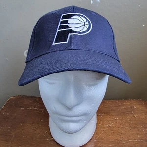 Indiana Pacers Lucas Oil Strapback Hat Jack Stadium Giveaway Promo NBA Cap Blue - Picture 1 of 8