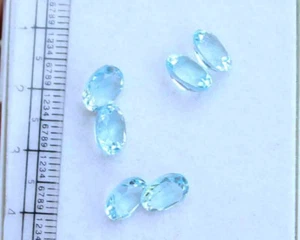 9.90 Ct Natural Sky Blue Topaz Oval Cut 6*8 Mm Loose Gemstones Wholesale Lot - Picture 1 of 5