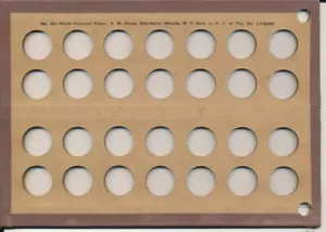 Wayte Raymond Coin Board n. 450 monete americane vuote - Foto 1 di 2