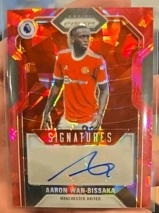 2021-22 Prizm Premier League Prizm Aaron Wan-Bissaka Auto Pink/Red? 🔥🔥 - Picture 1 of 2