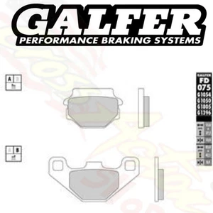 GALFER PASTIGLIE FRENO ANTERIORE KAWASAKI KLF 300 B1 B6 BAYOU 88 - SINTERIZZATE - Picture 1 of 1