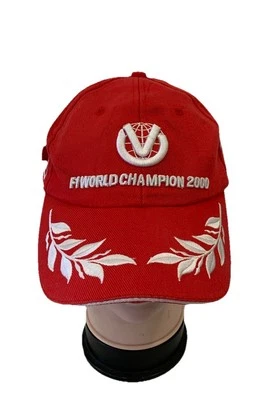 Michael Schumacher Ferrari Cap F1 World Champion 2000 Hat #1 Red PPM Licensed#K1 - Image 1 of 4