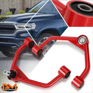 For 19-22 Ram 1500 2"-4" Lift Powdercoated Red Front Upper Control Arms Pair - Picture 1 of 6