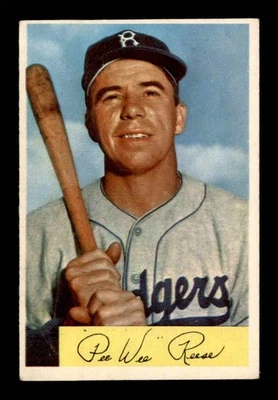 Bowman #58 1954 Pee Wee Reese VGEX X3598067 Foto 1 de 3