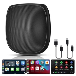 3-in-1 Wireless CarPlay Adapter & Android Auto Wireless Adapter, Plug & Play, - Bild 1 von 2