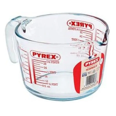 PYREX Glass Measuring Jug 1l 1 Litre Transparent - Image 1 of 2