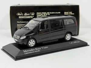 Minichamps 1/43 Mercedes Benz V-Class Viano 2003 Black Diecast Model Car - Picture 1 of 5