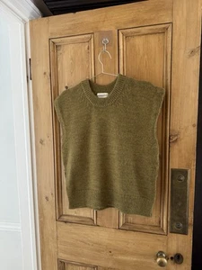 TOAST Knitted Tank - Alpaca, Wool & Cotton - RRP £165 - Size S- - Picture 1 of 12